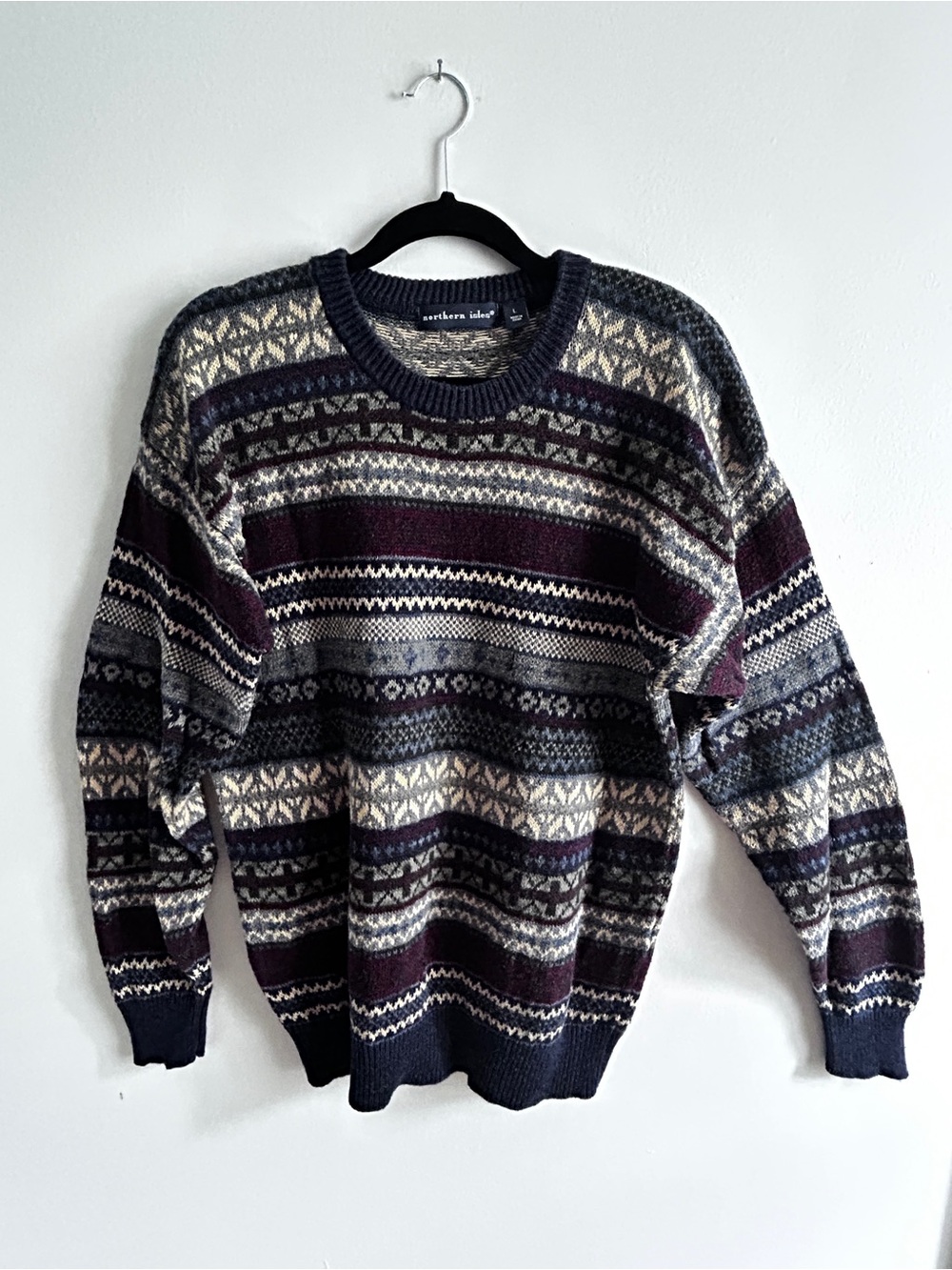 Vintage Fair Isle Crewneck Sweater from Northern Isles